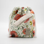 Projektová taška se šňůrou - Vlčí máky - malá