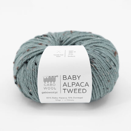 Baby Alpaca Tweed T1892 eukalyptus