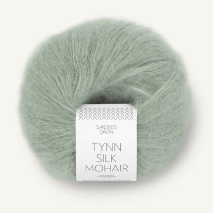 Tynn Silk Mohair 8521 Støvet Lys Grønn