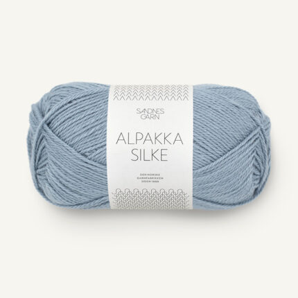 Alpakka Silke 6041 Støvet Bla