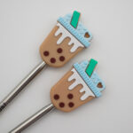 Knitting Margot koncovky na jehlice - ice coffee