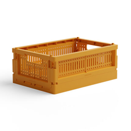 Made Crate bedýnka MINI - mustard