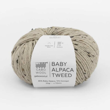 Baby Alpaca Tweed T403 halva
