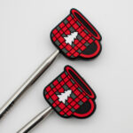 Knitting Margot koncovky na jehlice - Christmas mug