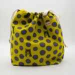 Knitting Margot projektová taška - Yellow Cat