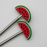 Knitting Margot koncovky na jehlice - melouny