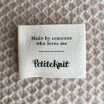 Štítek "Made by someone who loves me"