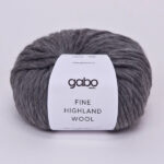 Fine Highland Wool 2143 - tmavě šedá melánž