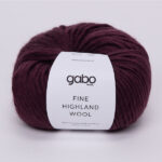 Fine Highland Wool 2910 - burgundy