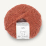 Tynn Silk Mohair 3535 Lys Kobberbrun