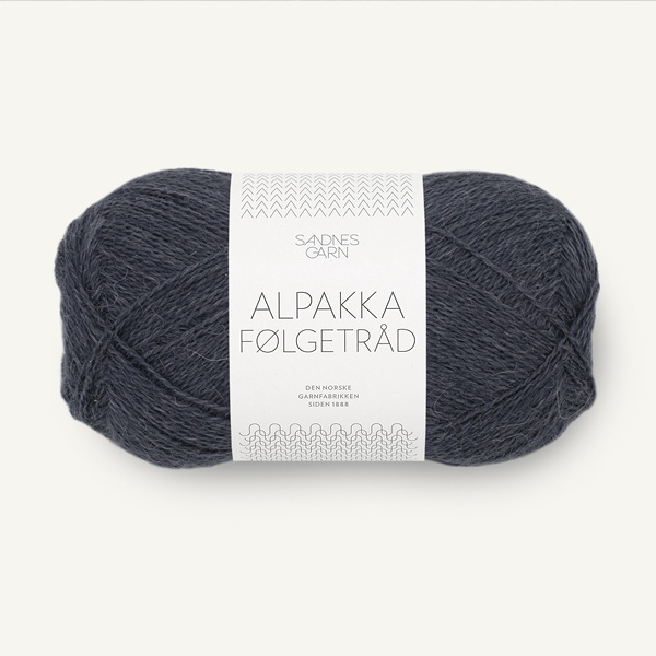 alpakka-folgetrad-sandnes-garn-6581 Alpakka Følgetrad 6581 Mørk Grabla - Obrázek 1