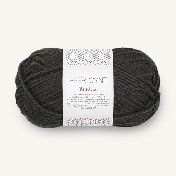pk-sandnes-garn-peer-gynt-3891 PetiteKnit Peer Gynt 3891 Dusty Noir - Obrázek 1