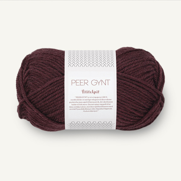 pk-sandnes-garn-peer-gynt-4682 PetiteKnit Peer Gynt 4682 Velvet Fig - Obrázek 1