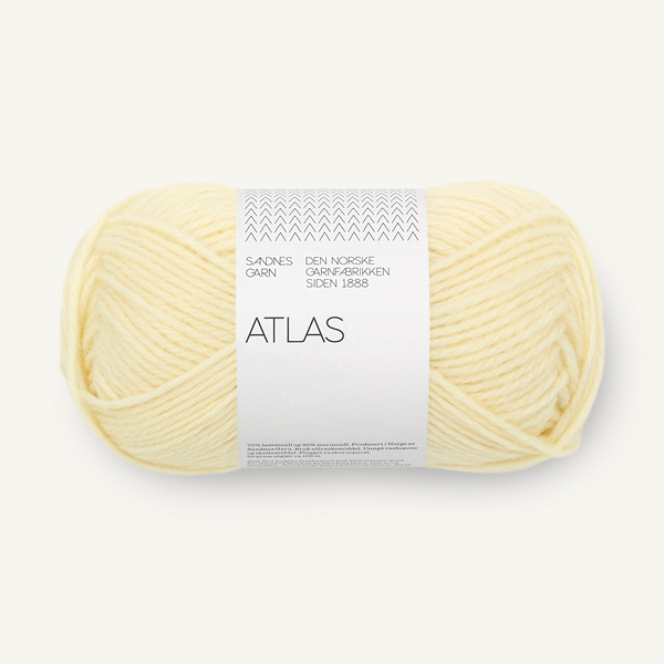 sandnes-garn-atlas-2001 Atlas 2001 Butter Yellow - Obrázek 1