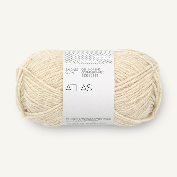 sandnes-garn-atlas-2641 Atlas 2641 Naturmelert - Obrázek 1