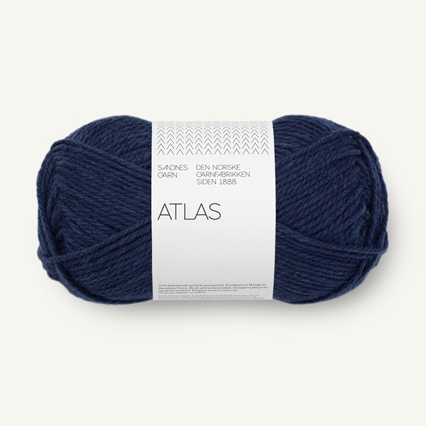 sandnes-garn-atlas-5575 Atlas 5575 Marine - Obrázek 1