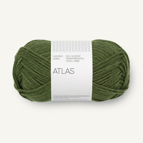 sandnes-garn-atlas-9072 Atlas 9072 Mørk Grønnmelert - Obrázek 1