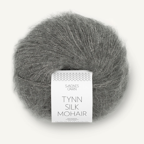 sandnes-garn-ballerina-chunky-mohair-1053 Ballerina Chunky Mohair 1053 Dark Grey Melange - Obrázek 1