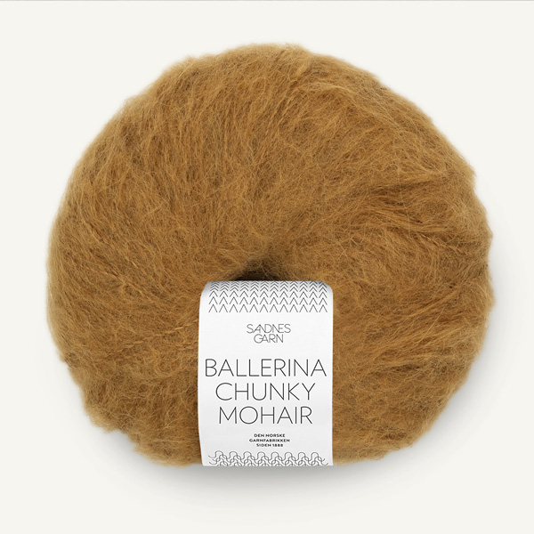 sandnes-garn-ballerina-chunky-mohair-2152 Ballerina Chunky Mohair 2152 Vintage Gold - Obrázek 1