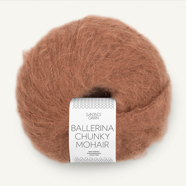 sandnes-garn-ballerina-chunky-mohair-3342 Ballerina Chunky Mohair 3342 Mocha Mousse - Obrázek 1