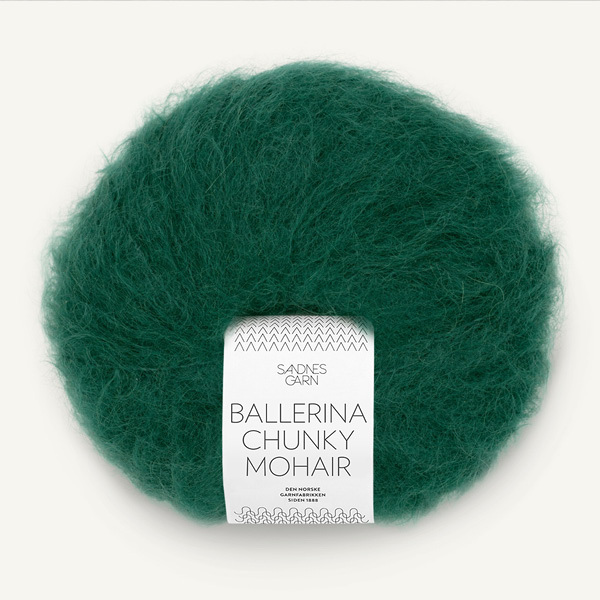 sandnes-garn-ballerina-chunky-mohair-7772 Ballerina Chunky Mohair 7772 Rain Forest - Obrázek 1