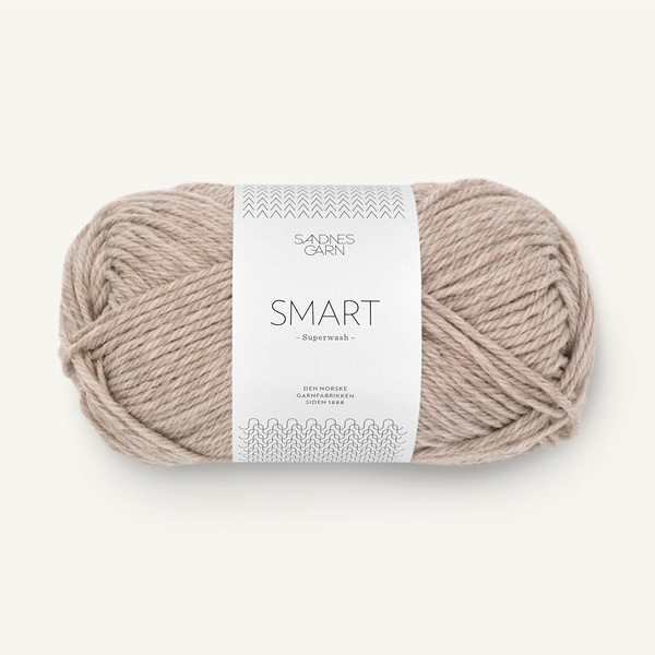 smart-sandnes-garn-2650 Smart 2650 Grabeige Melert - Obrázek 1