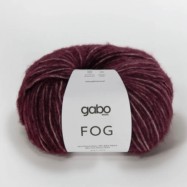 gabo-wool-fog-6910 Fog 6910 - burgundy - Obrázek 1