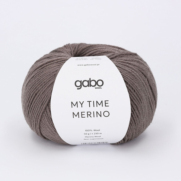 gabo-wool-my-time-merino-9308 My Time Merino 9308 - zemitá hnědá - Obrázek 1