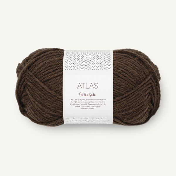 sandnes-garn-pk-atlas-2381 PetiteKnit Atlas 2381 Coffee Melange - Obrázek 1