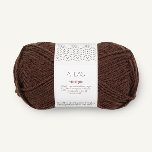 sandnes-garn-pk-atlas-3091 PetiteKnit Atlas 3091 Cacao Nibs - Obrázek 1