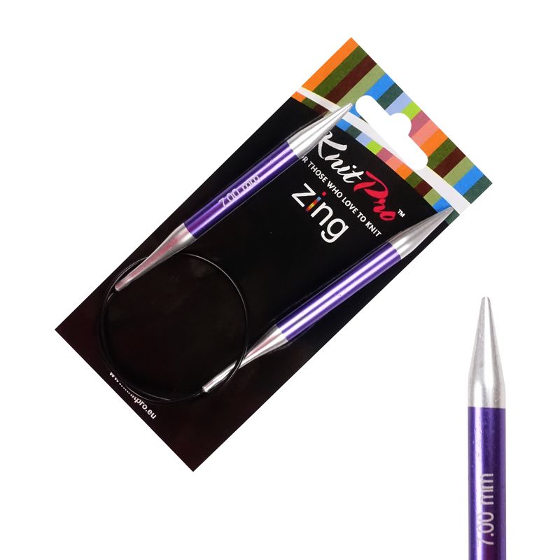 knitpro-zing-kruhove-ihlice-40-cm-7-mm-id32487 KnitPro Zing kruhové jehlice pevné 40 cm / vel. 7 mm - Obrázek 1