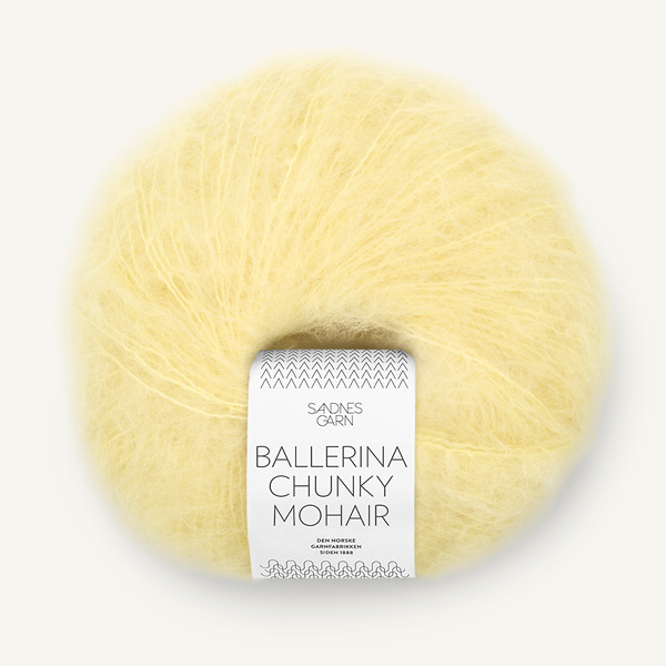 sandnes-garn-ballerina-chunky-mohair-9602 Ballerina Chunky Mohair 9602 Lemonade - Obrázek 1