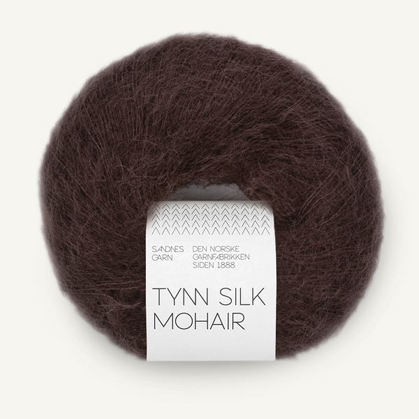 sandnes-garn-tynn-silk-mohair-3591 Tynn Silk Mohair 3591 Chocolate Plum - Obrázek 1
