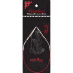 ChiaoGoo KNIT RED pevné jehlice 30 cm / 2 mm