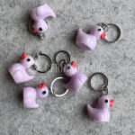 Značkovač kačenka fialová - 1 ks